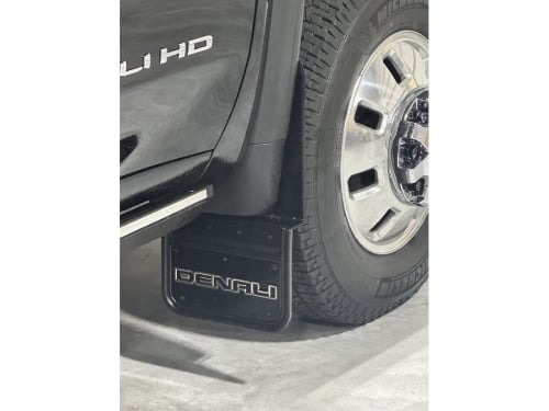 Truck Hardware Gatorback Black Wrap Denali Dually Mud Flaps - Set of 4 - Fits 2020-2026 GMC Sierra 3500HD customer photo