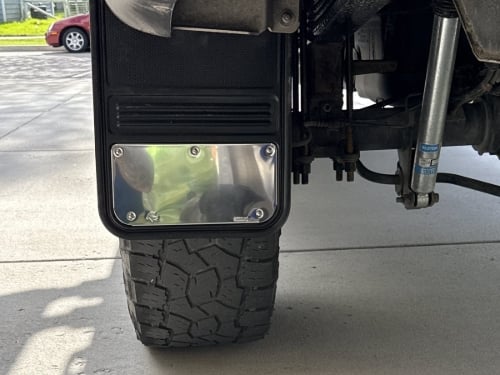 Truck Hardware Gatorback Stainless Plate Mud Flaps - Set of 4 - Fits 2017-2022 Ford F-250/F-350 customer photo