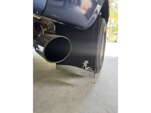 Truck Hardware Universal HD Dually Rear Wheel "L" Mud Flap Brackets customer photo