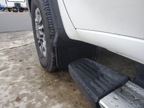 Truck Hardware Gatorback Rubber Mud Flaps & Caps - Set of 4 - Fits 2020-2026 GMC Sierra 2500/3500HD customer photo
