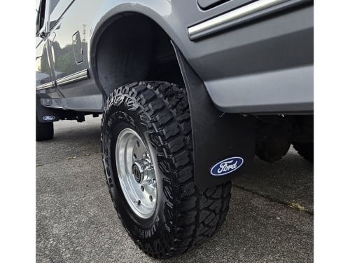 Truck Hardware Universal HD Single Rear Wheel "L" Mud Flap Brackets customer photo