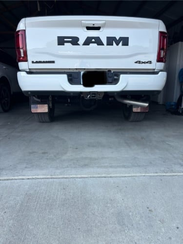 Truck Hardware Gatorback American Flag Mud Flaps - Rear Pair - Fits 2019-2026 RAM 2500/3500 customer photo