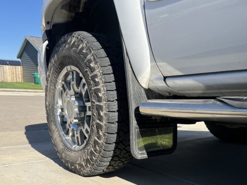 Truck Hardware Razorback Universal Stainless Mud Flaps - Set customer photo