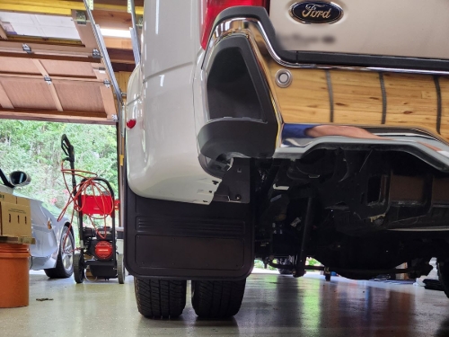 Truck Hardware Gatorback Rubber Dually Mud Flaps - Set of 4 - Fits 2023-2026 Ford F-350 customer photo