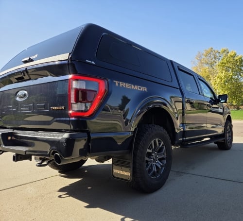 Truck Hardware Gatorback Orange Tremor Wrap Mud Flaps - Set of 4 - Fits 2021-2026 Ford F-150 customer photo