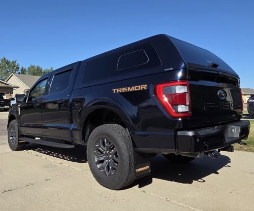 Truck Hardware Gatorback Orange Tremor Wrap Mud Flaps - Set of 4 - Fits 2021-2026 Ford F-150 customer photo