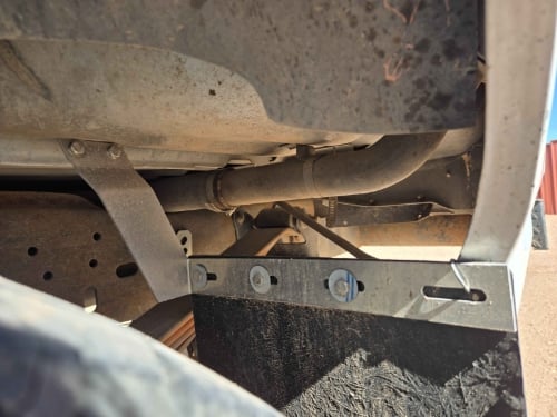 Truck Hardware Universal HD Single Rear Wheel "L" Mud Flap Brackets customer photo