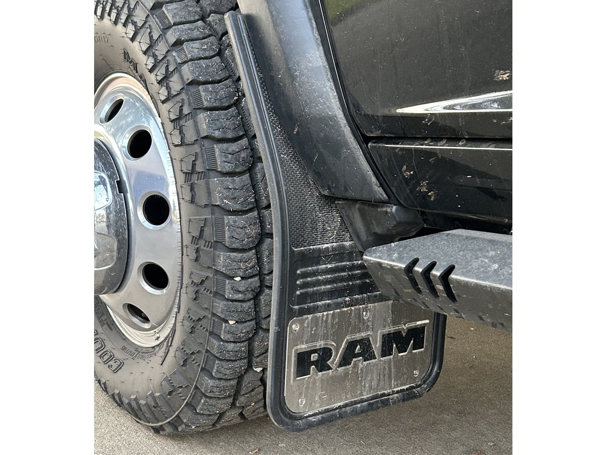 Truck Hardware Gatorback RAM Text Mud Flaps - Set of 4 - Fits 2009