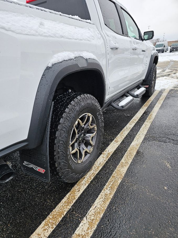 Truck Hardware Gatorback Black Wrap ZR2 Mud Flaps - Set of 4