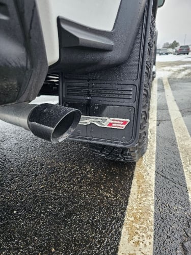 Truck Hardware Gatorback Black Wrap ZR2 Mud Flaps - Set of 4
