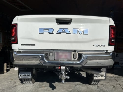 Truck Hardware Gatorback RAM Text Mud Flaps - Set of 4 - Fits 2019-2026 RAM 2500/3500 customer photo