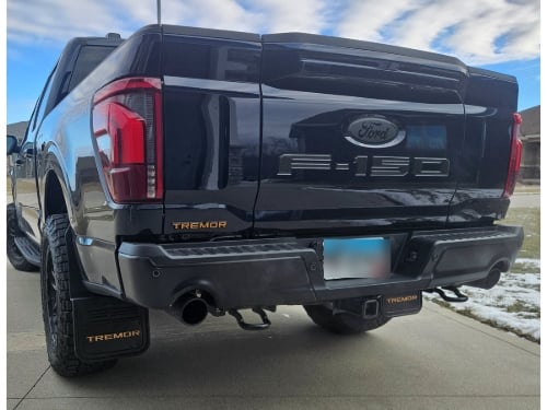Truck Hardware Gatorback Tremor Black Anodized Mud Flaps - Set of 4 - Fits 2021-2026 Ford F-150 customer photo