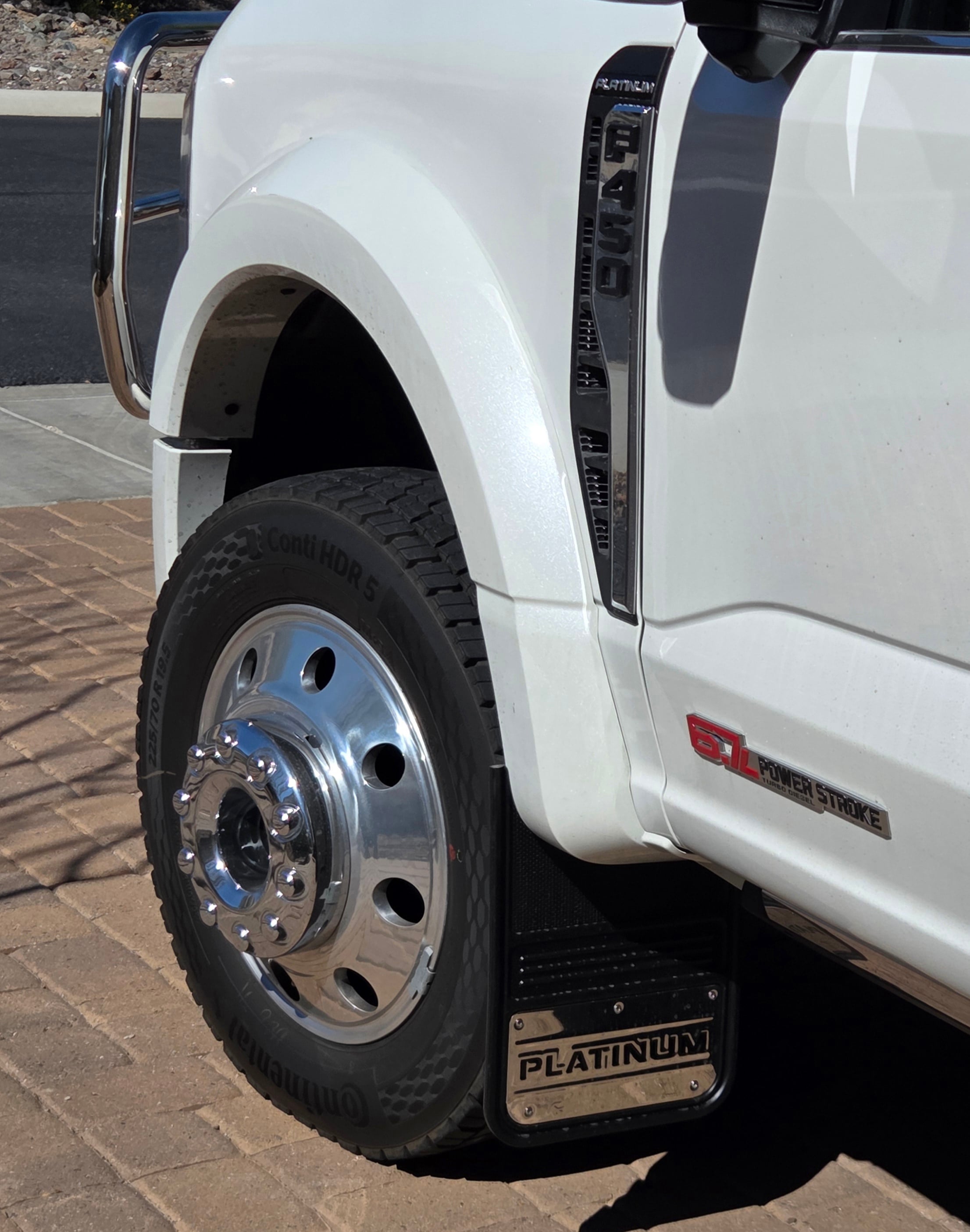 Truck Hardware Gatorback Platinum Mud Flaps - Front Pair - Fits