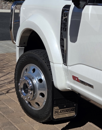 Truck Hardware Gatorback Platinum Mud Flaps - Front Pair - Fits 2017-2026 Ford F-450 customer photo