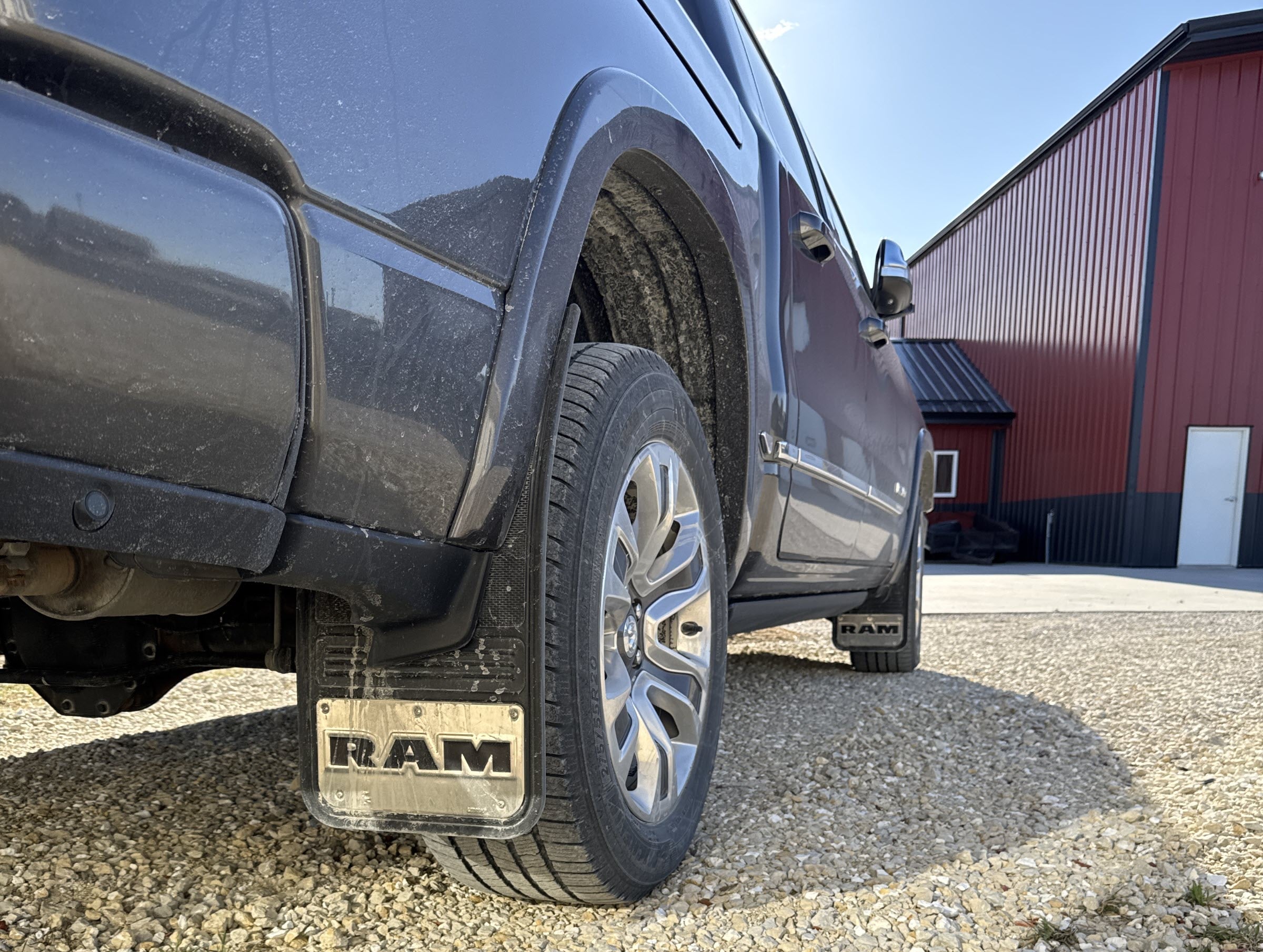 Truck Hardware Gatorback RAM Text Mud Flaps - Set of 4 - Fits 2019