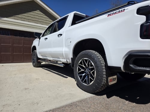 Truck Hardware Gatorback Z71 Mud Flaps - Set of 4 - Fits 2019-2026 Chevy Silverado 1500 customer photo