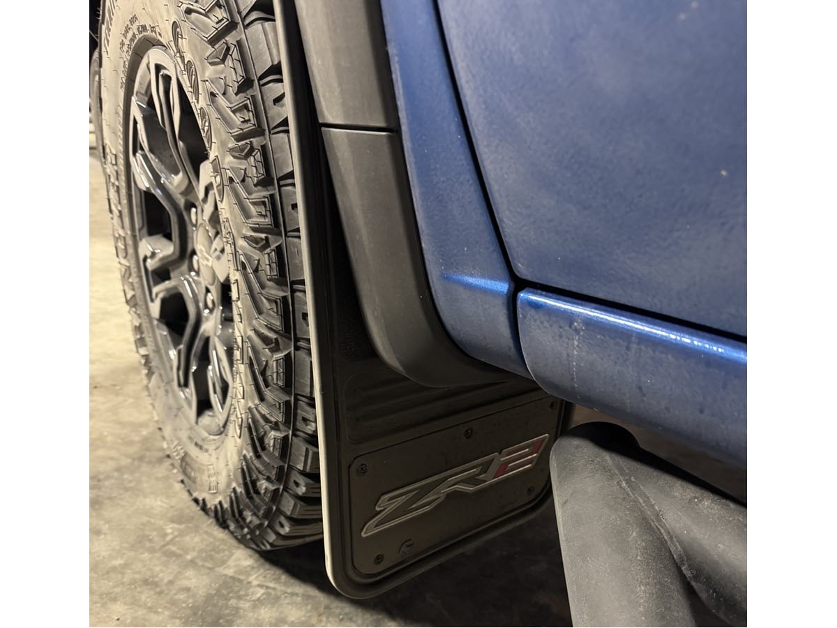 Truck Hardware Gatorback Black Wrap ZR2 Mud Flaps - Set of 4