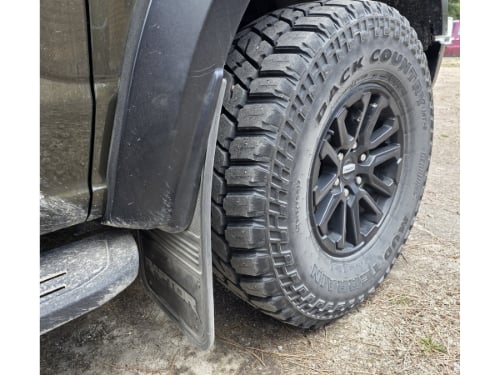 Truck Hardware Gatorback Anodized Raptor Mud Flaps - Set of 4 - Fits 2021-2026 Ford F-150 Raptor customer photo