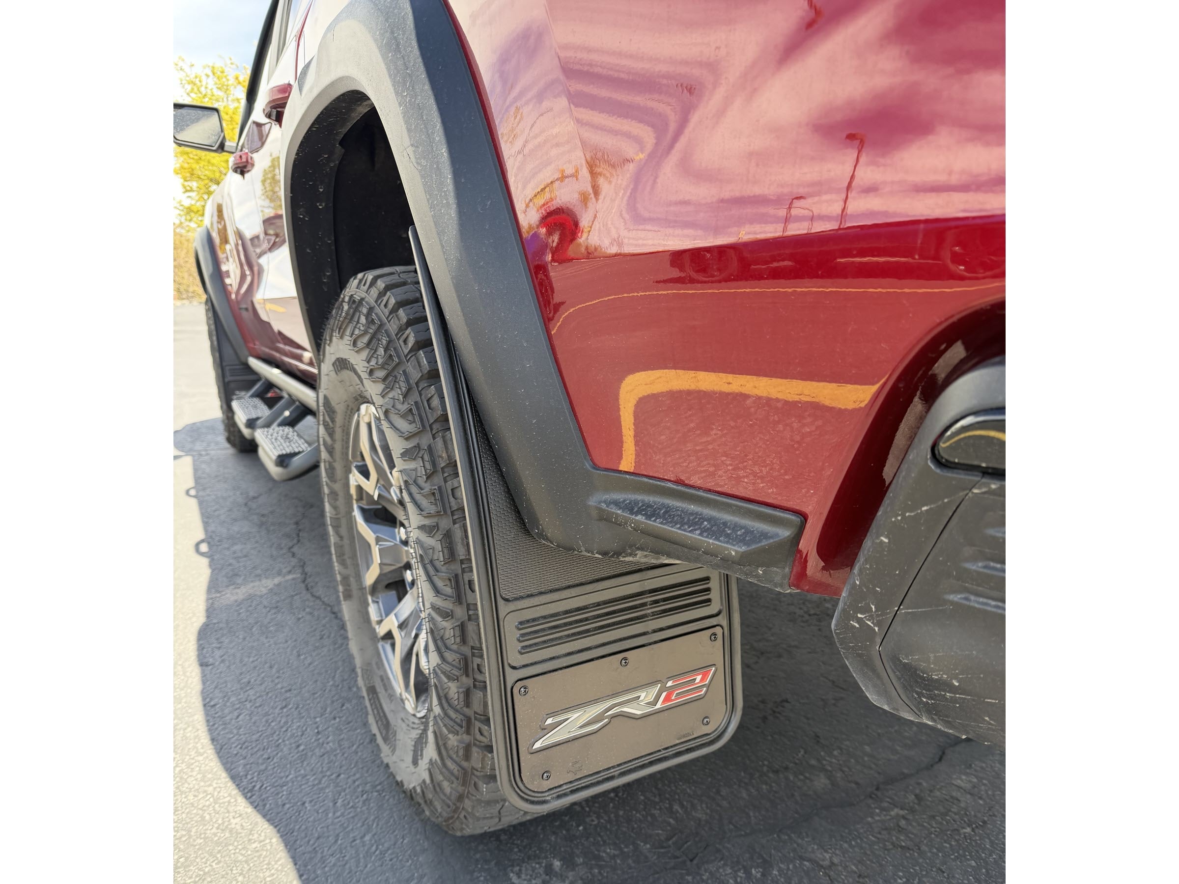 Truck Hardware Gatorback Black Anodized ZR2 Mud Flaps - Set of 4