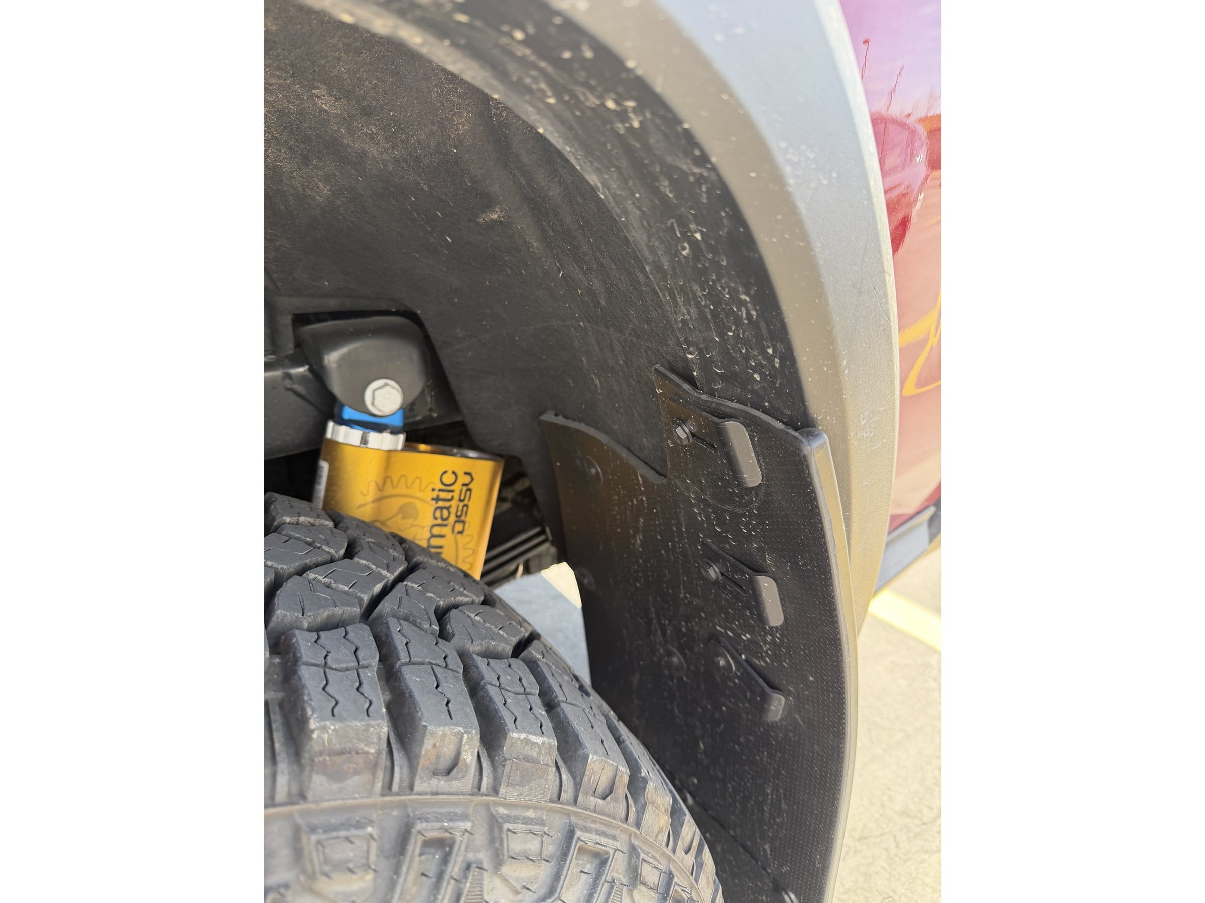 Truck Hardware Gatorback Black Anodized ZR2 Mud Flaps - Set of 4