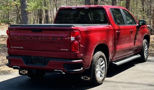 Truck Hardware Gatorback Black Wrap Bowtie Mud Flaps - Set of 4 - Fits 2019-2026 Chevy Silverado 1500 customer photo