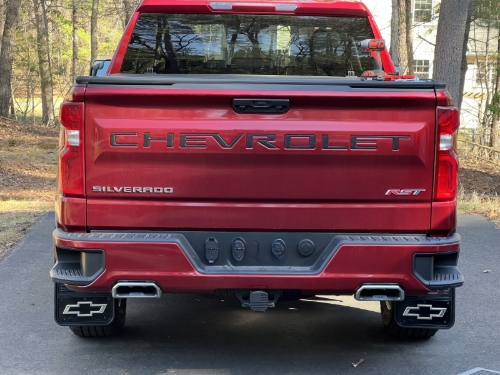 Truck Hardware Gatorback Black Wrap Bowtie Mud Flaps - Set of 4 - Fits 2019-2026 Chevy Silverado 1500 customer photo