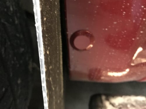 Truck Hardware Front Fender Plugs - 2 Pack - Cajun/Cherry Red customer photo