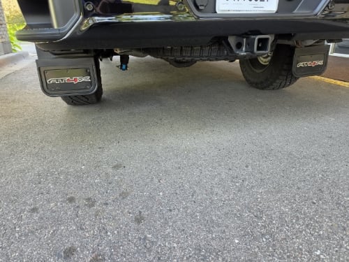 Truck Hardware Gatorback Black Wrap AT4X Mud Flaps - Set of 4 - Fits 2023-2026 GMC Sierra 1500 AT4X customer photo