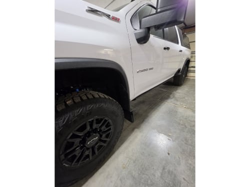 Truck Hardware Gatorback Rubber Mud Flaps - Set of 4 - Fits 2024-2026 Chevy Silverado 2500/3500HD ZR2 customer photo