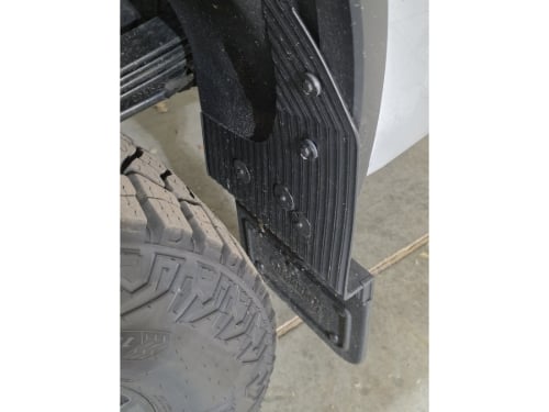 Truck Hardware Gatorback Rubber Mud Flaps - Set of 4 - Fits 2024-2026 Chevy Silverado 2500/3500HD ZR2 customer photo