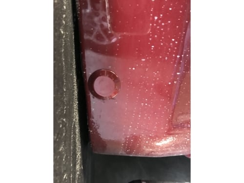 Truck Hardware Front Fender Plugs - 2 Pack - Cajun/Cherry Red customer photo