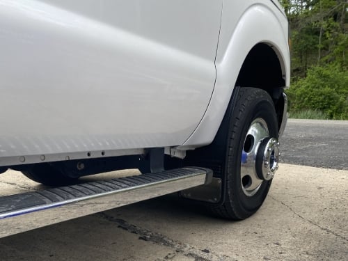 Truck Hardware Gatorback Stainless Plate Dually Mud Flaps - Set of 4 - Fits 2017-2022 Ford F-350 customer photo