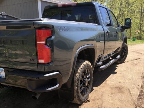 Truck Hardware Gatorback Rubber Mud Flaps - Set of 4 - Fits 2020-2026 Chevy Silverado 2500/3500HD customer photo