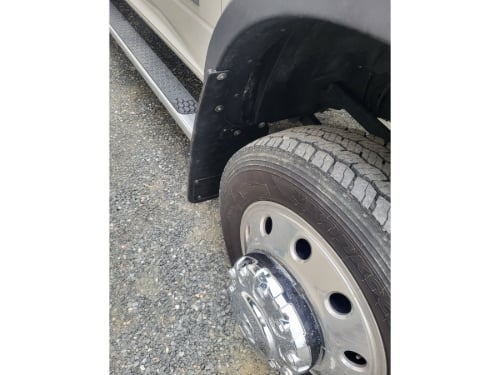 Truck Hardware Gatorback 12"x26" RAM Text Black Wrap Cut Mud Flaps customer photo