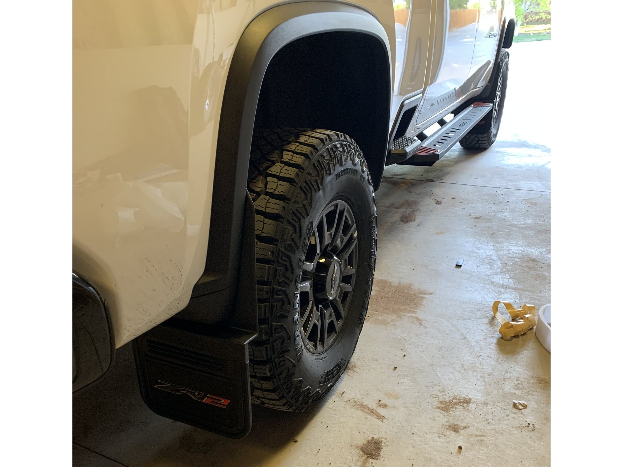 Truck Hardware Gatorback Anodized ZR2 Mud Flaps - Set of 4 - Fits