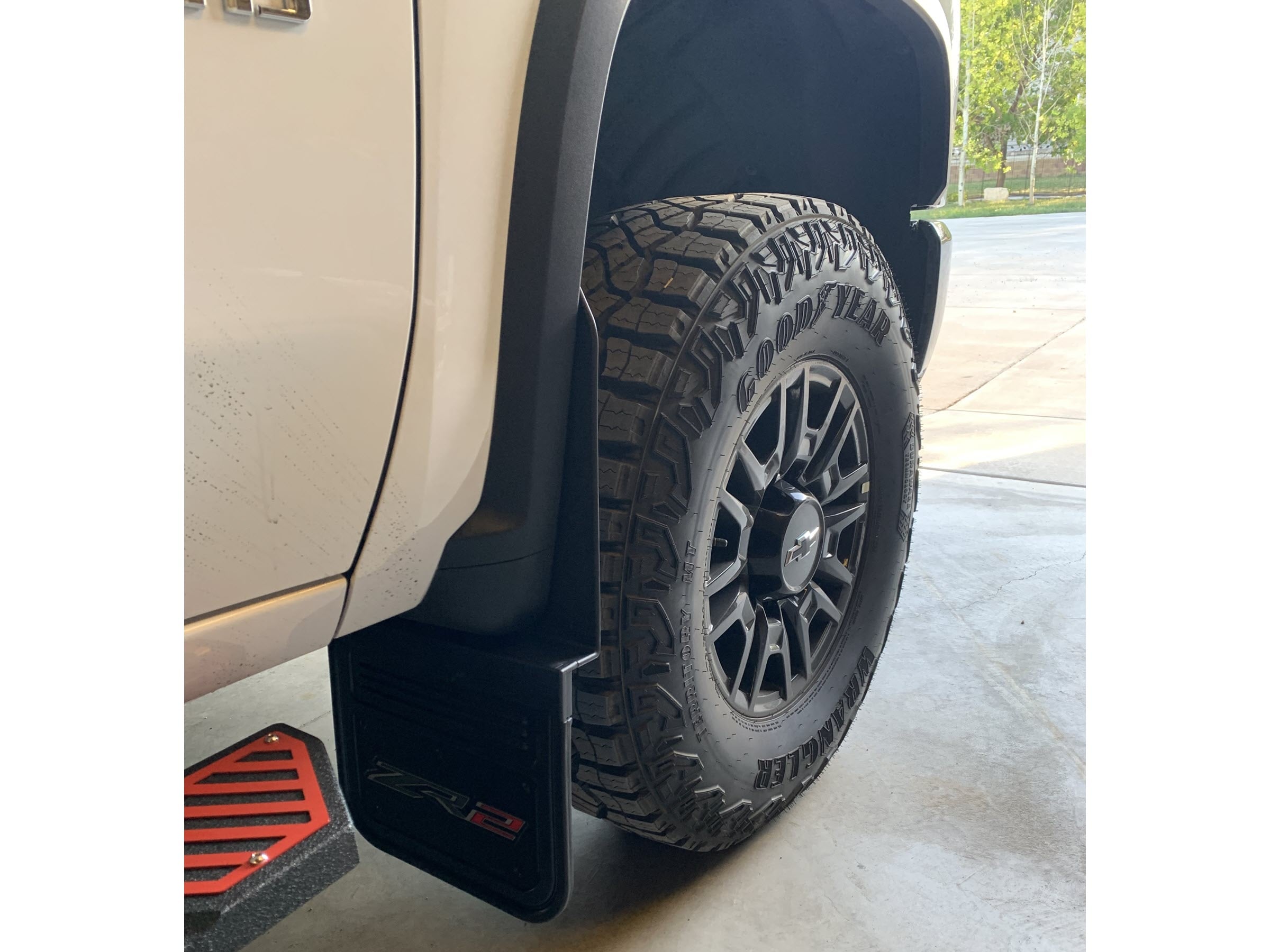 Truck Hardware Gatorback Anodized ZR2 Mud Flaps - Set of 4 - Fits