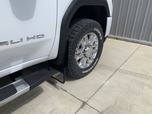 Truck Hardware Gatorback Stainless Plate Mud Flaps - Set of 4 - Fits 2020-2026 GMC Sierra 2500/3500HD customer photo