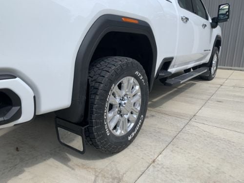 Truck Hardware Gatorback Stainless Plate Mud Flaps - Set of 4 - Fits 2020-2026 GMC Sierra 2500/3500HD customer photo