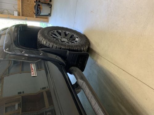 Truck Hardware Gatorback 14"x18" Gunmetal GMC Mud Flaps - Brackets Required customer photo