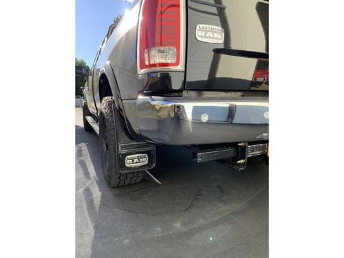 Truck Hardware Gatorback Black Wrap Longhorn Mud Flaps - Rear Pair - Fits 2009-2018 RAM 1500 & 2010-2018 RAM 2500/3500 customer photo