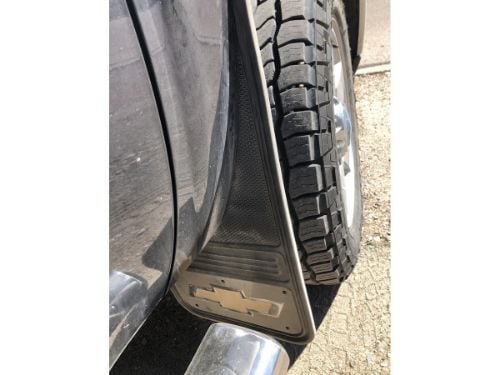 Truck Hardware Gatorback 12"x23" Black Wrap Gold Bowtie Mud Flaps customer photo
