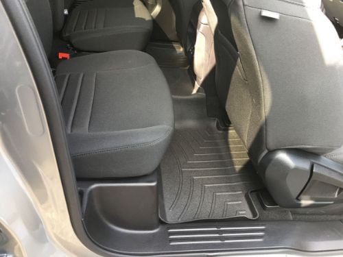 WeatherTech FloorLiners - 1st & 2nd Row - Black - Vinyl Floors Only customer photo