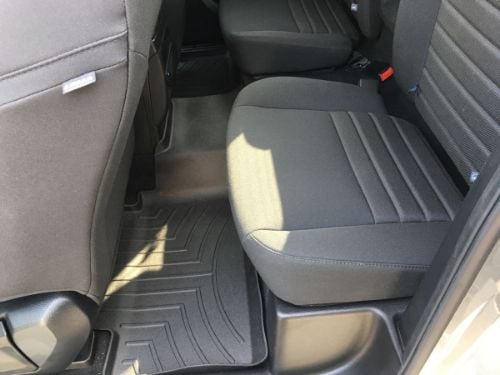 WeatherTech FloorLiners - 1st & 2nd Row - Black - Vinyl Floors Only customer photo