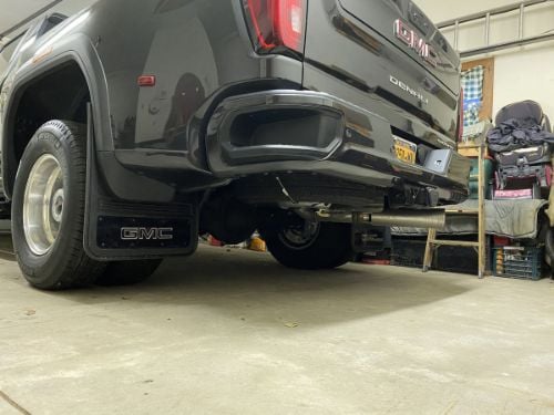 Truck Hardware Gatorback Black Wrap GMC Dually Mud Flaps - Rear Pair - Fits 2020-2026 GMC Sierra 3500HD customer photo