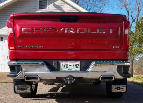 Truck Hardware Gatorback Classic Bowtie Mud Flaps - Set of 4 - Fits 2019-2026 Chevy Silverado 1500 customer photo