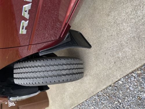Truck Hardware Gatorback Rubber Mud Flaps - Rear Pair - Fits 2019-2026 RAM 2500/3500 customer photo