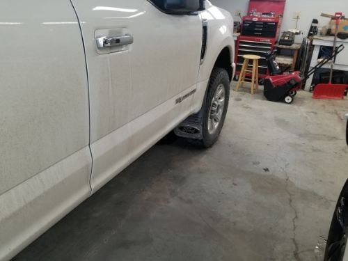 Truck Hardware Gatorback Single Plate - Black Ford Oval For 12" Flaps customer photo