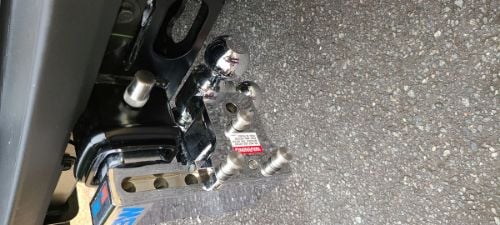 Trimax Stainless Steel Hitch Lock – 2.5" and 3" Receiver – SXT5 customer photo