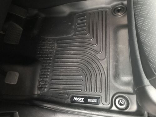 Husky Weatherbeater Floor Liners - Front - Black customer photo
