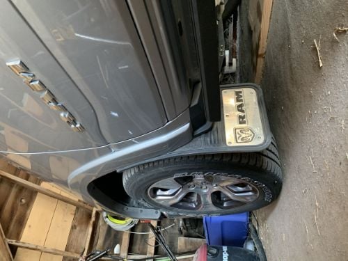 Truck Hardware Gatorback RAM Horizontal Mud Flaps - Rear Pair - Fits 2019-2026 RAM 1500 customer photo